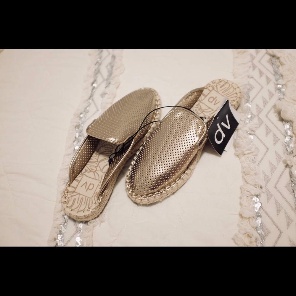 Dulce vita gold slides